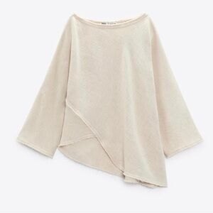 Zara Asymmetric Blouse